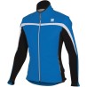 Oppvarming jakke Sportful Squadra 2 WS Jacket Royal-hvit